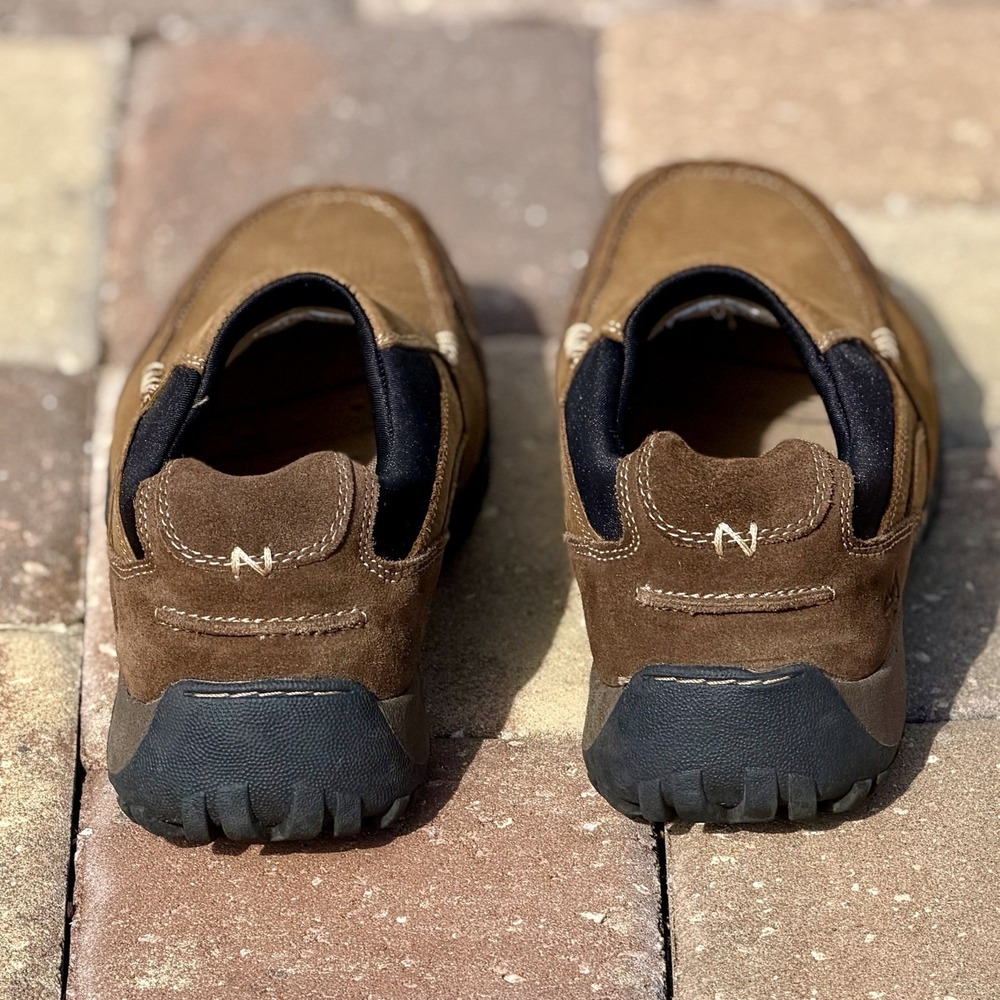Nunn Bush Portage All Terrain Shoes Mens 9.5 M Brown Moc Toe Slip On Leather - Picture 6 of 9
